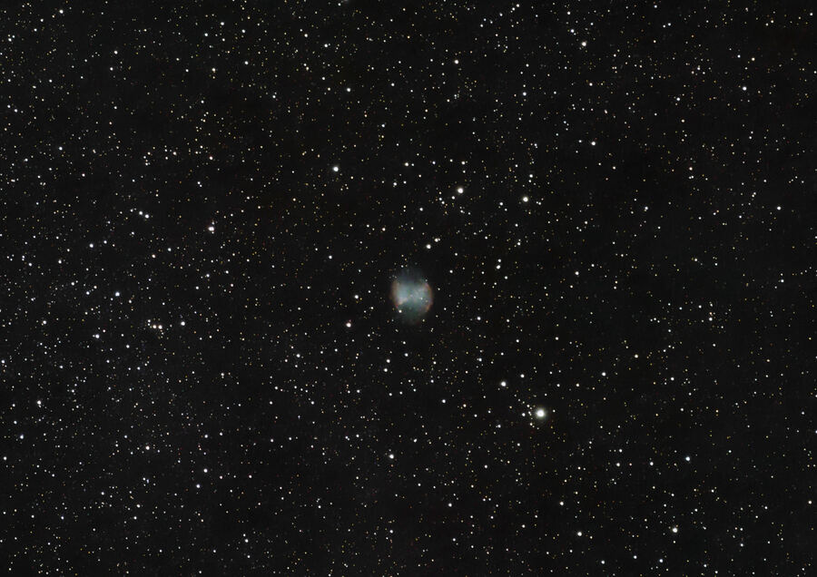 Nebulosa Dumbbell (Messier 27), astrofotografía de Caroline Anne Seth-Smith