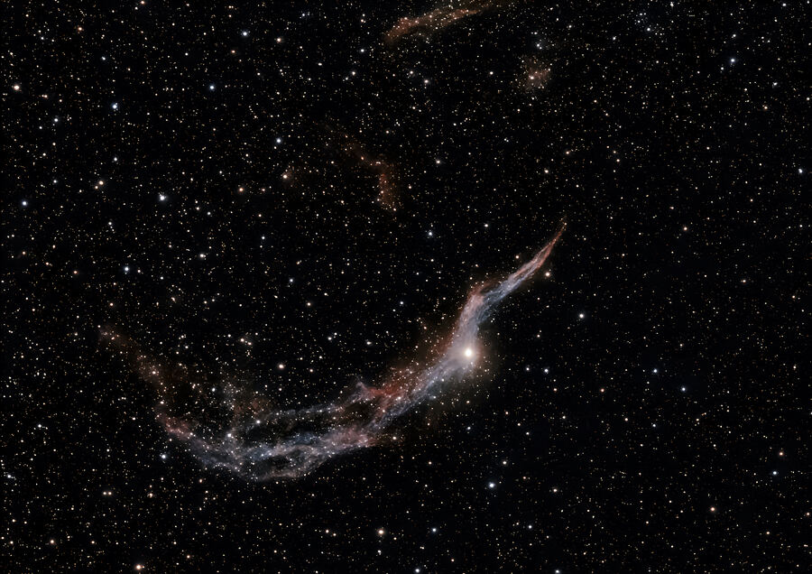 Nebulosa del Velo (NGC 6960), astrofotografía de Caroline Anne Seth-Smith