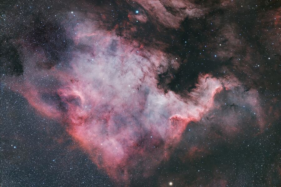 Nebulosa Norteamérica (NGC 7000), astrofotografía de José Miguel Motilla