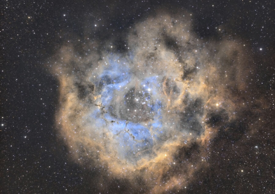 Nebulosa Rossetta (NGC 2237), astrofotografía de José R. Sabater