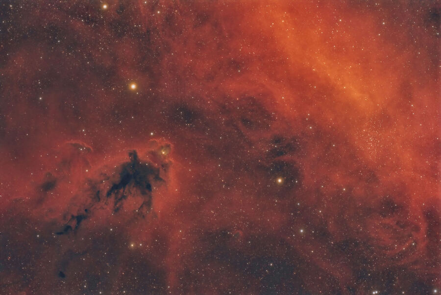 Nebulosa del Hombre del Saco (LDN 1622), astrofotografía de Luis Miguel Azorín