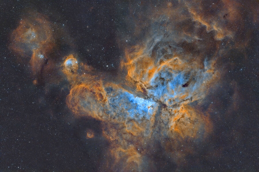 Nebulosa Eta Carinae (NGC 3372), astrofotografía de Luis Miguel Azorín