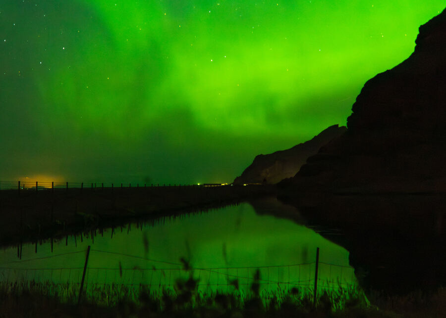 Reflejos en el lago, astrofotografía de Mercedes Candelas