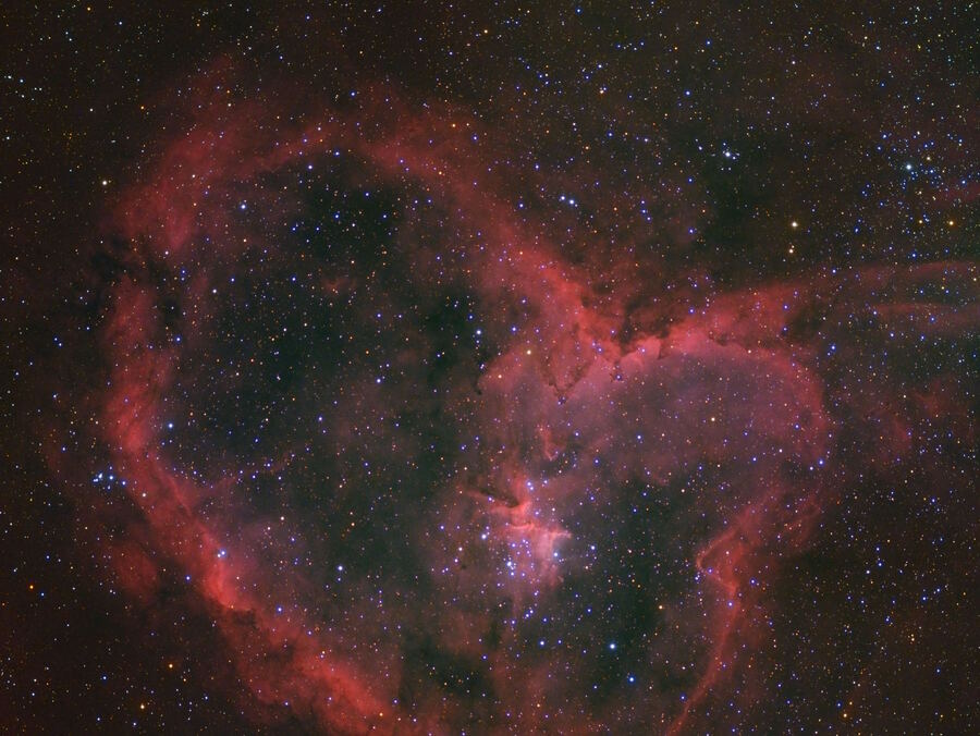 Nebulosa del Corazón (IC 1805), astrofotografía de Rafa Férriz