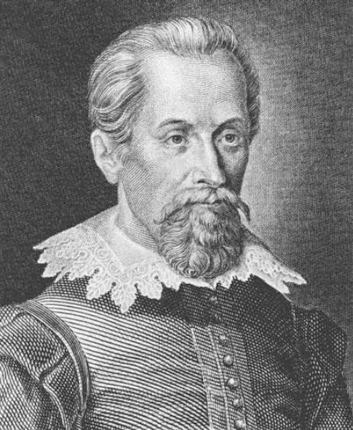 Grabado de Johannes Kepler